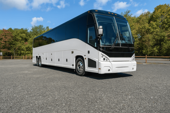 Bus Rental Company Hampton 56 Passenger Charter Bus