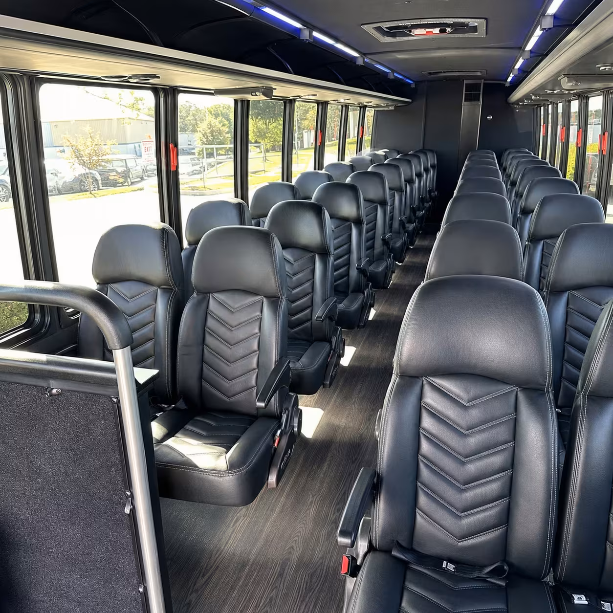 25 passenger minibus inside