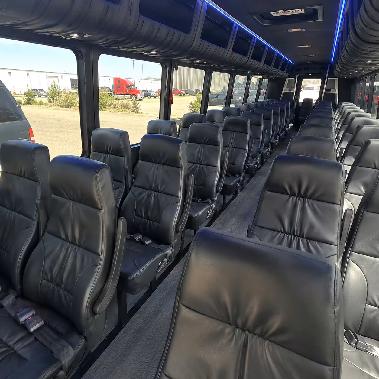 35 passenger minibus inside
