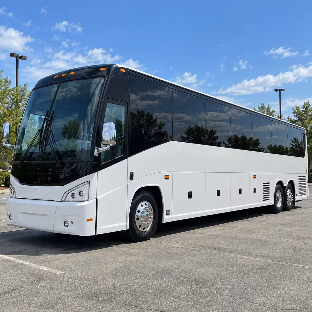 hampton to harbor park charter bus rentals for tides games